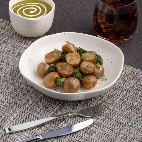 Ariane Earth 6 2/3'' White Porcelain Bowl - 6/Case (AERARN508022017) - iFoodservice Online