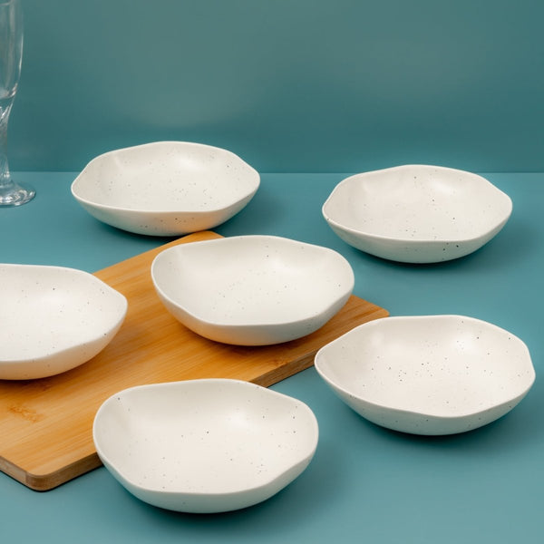 Ariane Earth 6 2/3'' White Porcelain Bowl - 6/Case (AERARN508022017) - iFoodservice Online