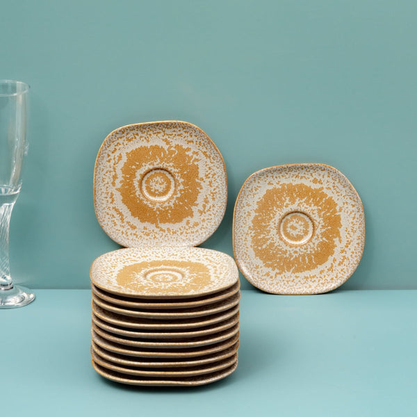 Ariane Earth 6"Mohenjodaro Porcelain Saucer - 12/Case (AERARNC98014015) - iFoodservice Online