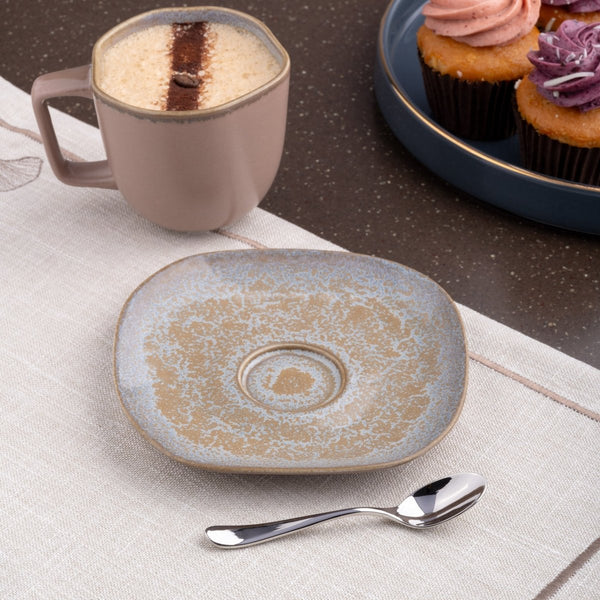 Ariane Earth 6"Mohenjodaro Porcelain Saucer - 12/Case (AERARNC98014015) - iFoodservice Online