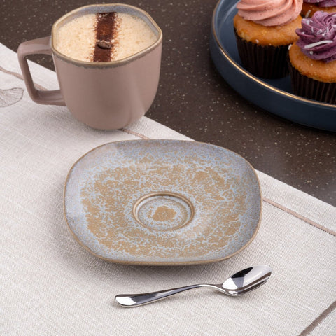 Ariane Earth 6"Mohenjodaro Porcelain Saucer - 12/Case (AERARNC98014015) - iFoodservice Online