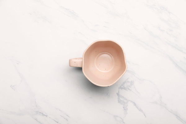 Ariane Earth 9 1/8 Oz Earth - Dark Sand Dots Porcelain Cup - 6/Case (AERARN512044027) - iFoodservice Online