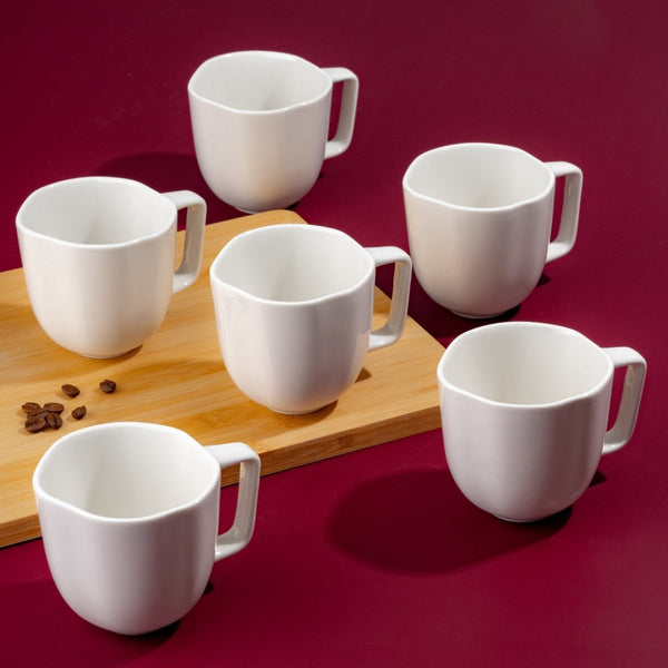 Ariane Earth 9 1/8 Oz Earth - Warm White Porcelain Cup - 12/Case (AERARN000044027) - iFoodservice Online