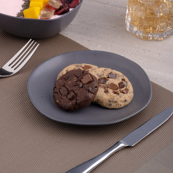 Ariane Earth 9" Black Dots Porcelain Deep Plate - 6/Case (AERARN510012023) - iFoodservice Online
