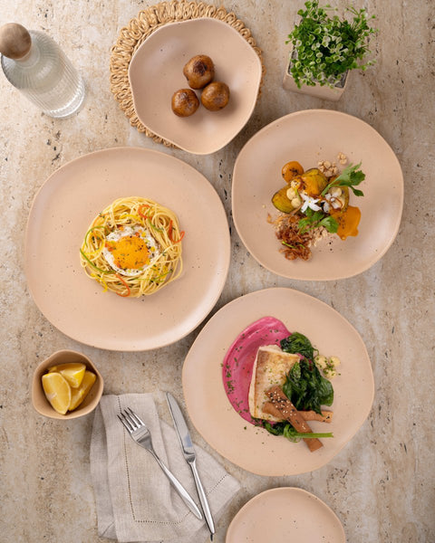 Ariane Earth 9" Earth - Dark White Porcelain Deep Plate - 6/Case (AERARN512012023) - iFoodservice Online