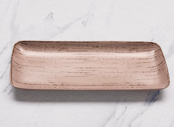 Ariane Gn 14 1/6'' x 6 1/2'' Tornado - Dessert Sage Porcelain Rectangle Plate - 6/Case (AGNARN429011036) - iFoodservice Online