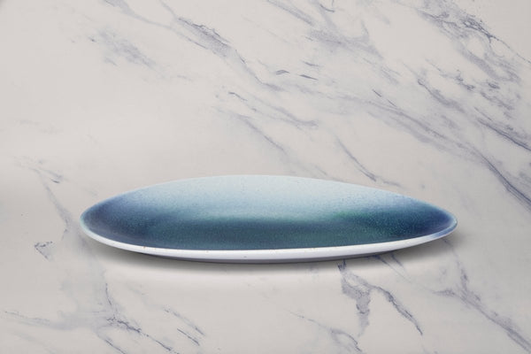 Ariane Island 13" Lir Porcelain Triangle Plate - 6/Case (AISARND65011033) - iFoodservice Online