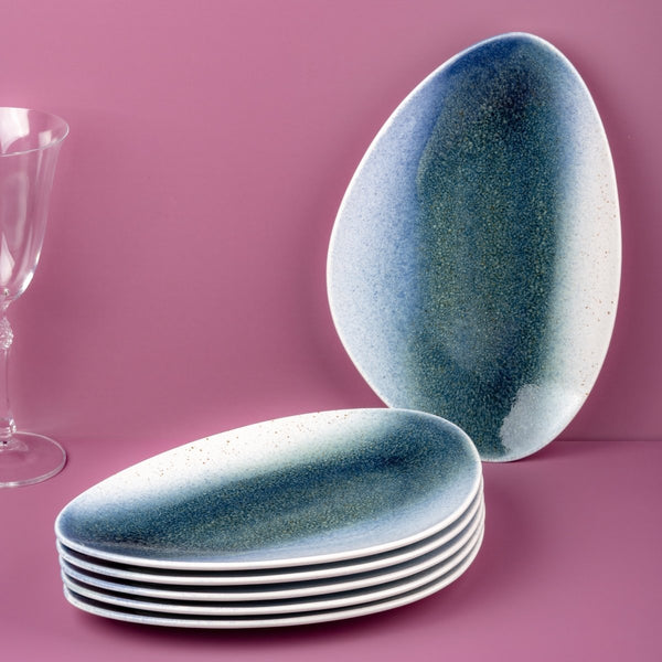 Ariane Island 13" Lir Porcelain Triangle Plate - 6/Case (AISARND65011033) - iFoodservice Online