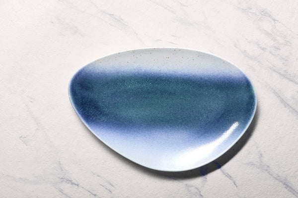 Ariane Island 14 4/7" Lir Porcelain Triangle Plate - 6/Case (AISARND65011037) - iFoodservice Online