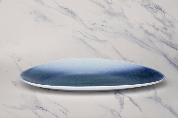 Ariane Island 14 4/7" Lir Porcelain Triangle Plate - 6/Case (AISARND65011037) - iFoodservice Online