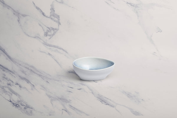 Ariane Island 4 5/7" Lir Porcelain Triangle Bowl - 8/Case (AISARND65022012) - iFoodservice Online