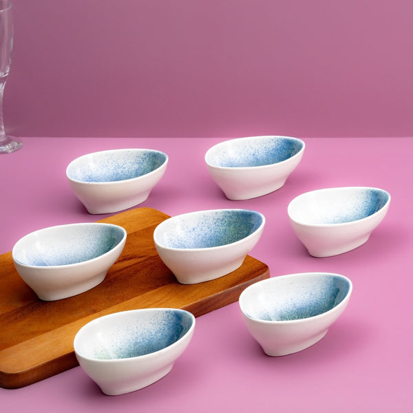 Ariane Island 4 5/7" Lir Porcelain Triangle Bowl - 8/Case (AISARND65022012) - iFoodservice Online