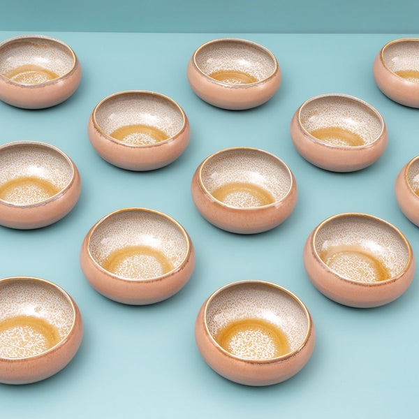 Ariane Island 4 5/7" Mohenjodaro Porcelain Organic Bowl - 12/Case (AISARNC98022013) - iFoodservice Online