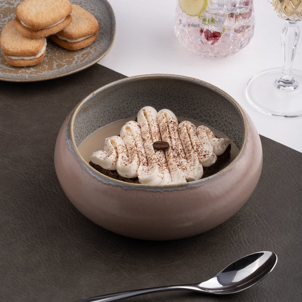 Ariane Island 6 2/7" Mohenjodaro Porcelain Organic Bowl - 6/Case (AISARNC98022016) - iFoodservice Online