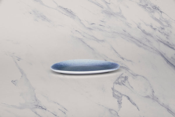 Ariane Island 6" Lir Porcelain Triangle Plate - 12/Case (AISARND65011015) - iFoodservice Online