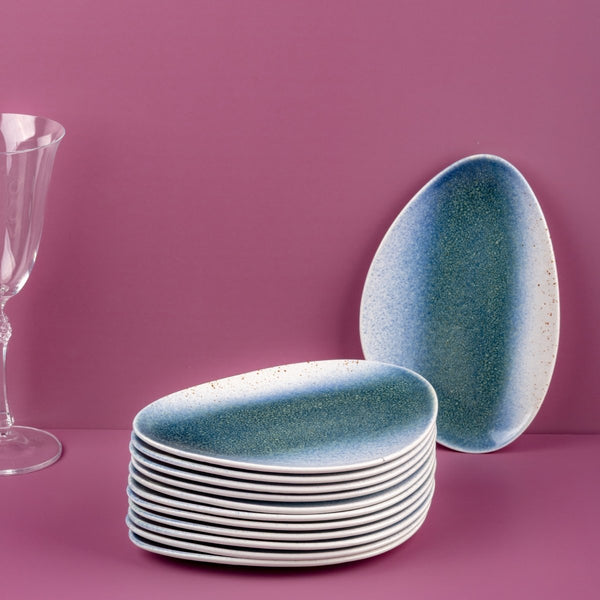 Ariane Island 8 1/4" Lir Porcelain Triangle Plate - 12/Case (AISARND65011021) - iFoodservice Online