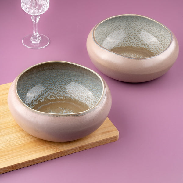 Ariane Island 8 1/4" Mohenjodaro Porcelain Organic Bowl - 2/Case (AISARNC98022021) - iFoodservice Online