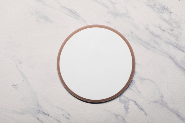 Ariane Island 9 5/6" Mohenjodaro Porcelain Organic Plate - 4/Case (AISARNC98111025) - iFoodservice Online