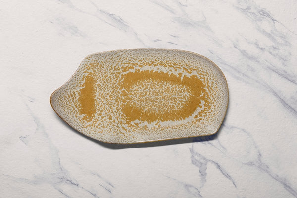 Ariane Juliet 7 7/8'' x 11 4/5'' Mohenjodaro Porcelain Rectangle Futura Plate - 6/Case (AJRARNC98017020) - iFoodservice Online