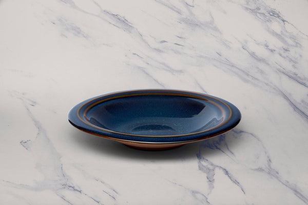 Ariane Laps 10 1/4" Splash Denim Porcelain Deep Plate - 6/Case (ALPARND53012026) - iFoodservice Online