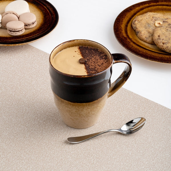 Ariane Laps 10 1/7 Oz Sahara Gray Porcelain Mug - 6/Case (ALPARND63054030) - iFoodservice Online