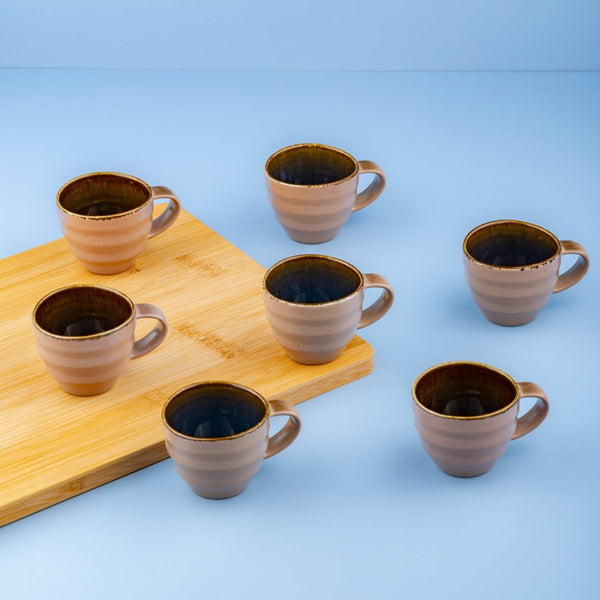 Ariane Laps 3 Oz Splash Denim Porcelain Cup - 12/Case (ALPARND53044009) - iFoodservice Online