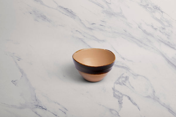 Ariane Laps 4 5/7" Sahara Porcelain Conical Bowl - 6/Case (ALPARND63022012) - iFoodservice Online