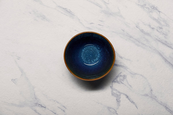 Ariane Laps 4 5/7" Splash Denim Porcelain Conical Bowl - 6/Case (ALPARND53022012) - iFoodservice Online