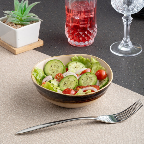 Ariane Laps 5 1/2" Sahara Porcelain Bowl - 6/Case (ALPARND63022014) - iFoodservice Online