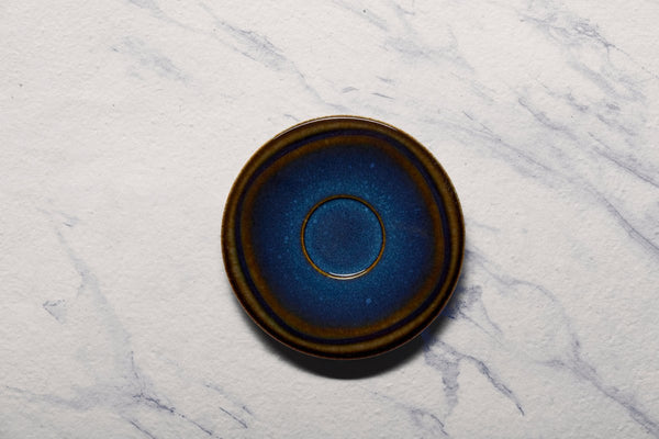 Ariane Laps 5 1/8" Splash Denim Porcelain Saucer - 12/Case (ALPARND53014013) - iFoodservice Online