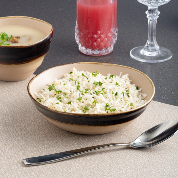 Ariane Laps 6 2/7" Sahara Porcelain Bowl - 6/Case (ALPARND63022016) - iFoodservice Online