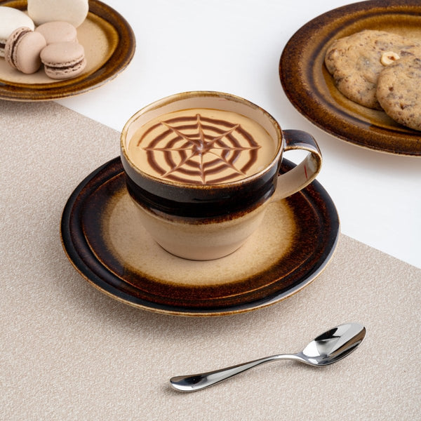 Ariane Laps 7 7/9 Oz Sahara Porcelain Cup - 12/Case (ALPARND63044023) - iFoodservice Online