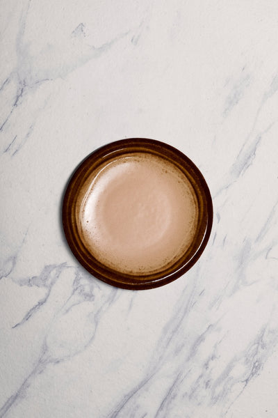 Ariane Laps 7" Sahara Porcelain Flat Plate - 12/Case (ALPARND63011018) - iFoodservice Online