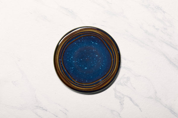 Ariane Laps 7" Splash Denim Porcelain Flat Plate - 12/Case (ALPARND53011018) - iFoodservice Online