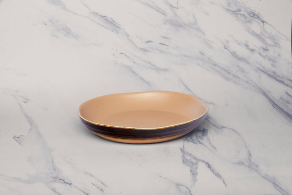 Ariane Laps 8 1/2" Sahara Porcelain Bowl - 6/Case (ALPARND63022021) - iFoodservice Online