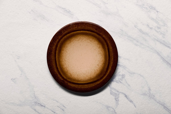 Ariane Laps 8 1/4" Sahara Porcelain Flat Plate - 6/Case (ALPARND63011021) - iFoodservice Online