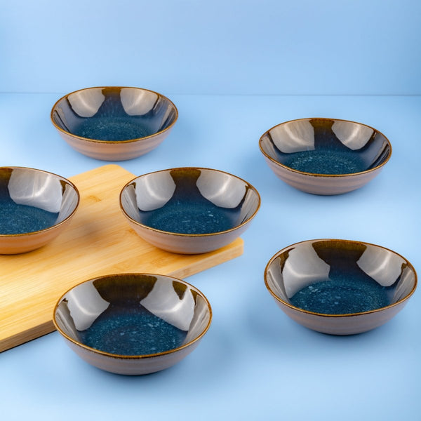 Ariane Laps 8 1/4" Splash Denim Porcelain Bowl - 6/Case (ALPARND53022021) - iFoodservice Online