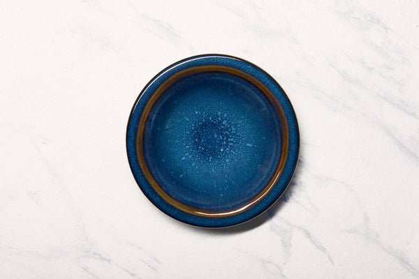 Ariane Laps 8 1/4" Splash Denim Porcelain Flat Plate - 6/Case (ALPARND53011021) - iFoodservice Online