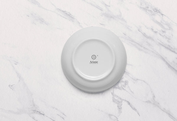 Ariane Miniature 3 1/7" x 1" White Porcelain Round Bowl With Rim - 18/Case (AMNARN000101027) - iFoodservice Online