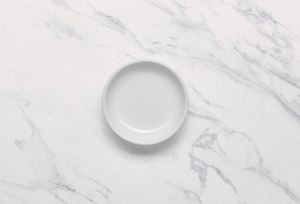 Ariane Miniature 3 1/7" x 1" White Porcelain Round Bowl With Rim - 18/Case (AMNARN000101027) - iFoodservice Online