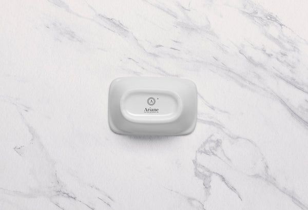 Ariane Miniature 4" x 2 5/9" x 1 3/7” White Porcelain Rectangular Bowl - 18/Case (AMNARN000101024) - iFoodservice Online