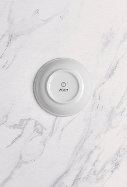 Ariane Miniature White 3" x 1" Porcelain Round Bowl - 18/Case (AMNARN000101030) - iFoodservice Online