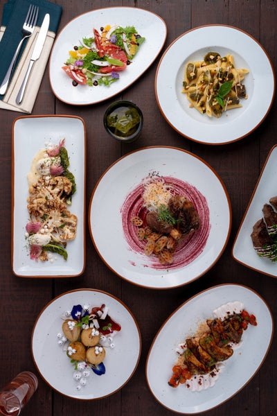 Ariane Modern 6" Terra Arena White Porcelain Bowl - 6/Case (AMDARN205022015) - iFoodservice Online