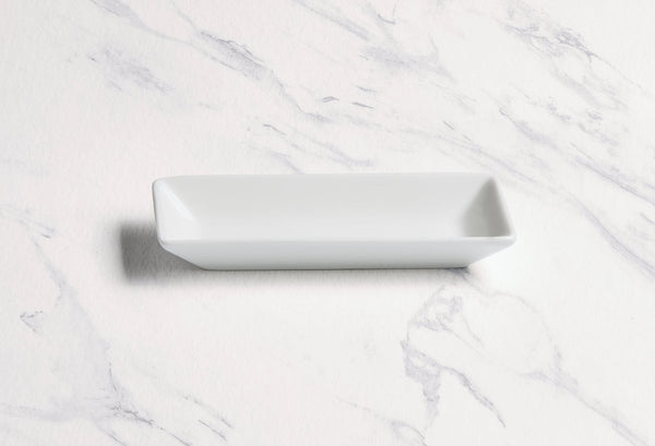 Ariane Panorama 5 1/8" x 2 5/9" Panorama Porcelain Rectangle Bowl - 12/Case (ARRARN000022013) - iFoodservice Online