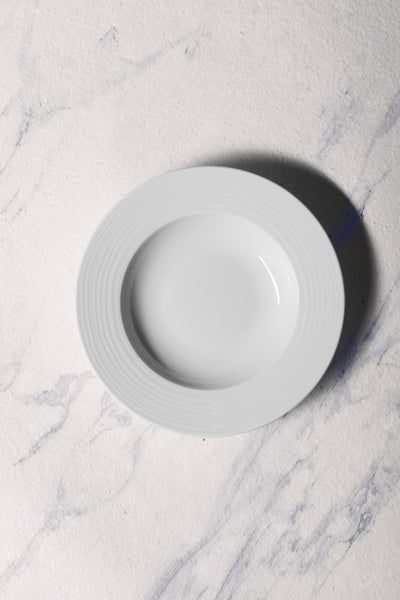 Ariane Prime 10 1/4" White Eclipse Porcelain Deep Plate - 6/Case (APRARN120012026) - iFoodservice Online