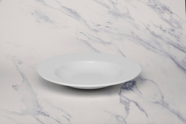 Ariane Prime 10 1/4" White Orba Porcelain Deep Plate - 6/Case (APRARN121012026) - iFoodservice Online