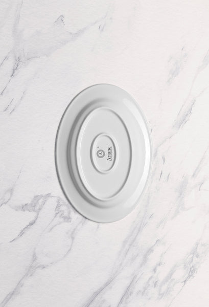 Ariane Prime 10 1/4" White Orba Porcelain Oval Platter - 12/Case (APRARN121015026) - iFoodservice Online