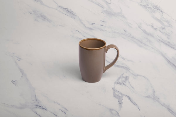 Ariane Prime 10 1/7 Oz Splash Beige Porcelain Mug - 6/Case (APRARN257054030) - iFoodservice Online