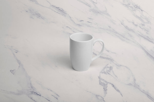 Ariane Prime 10 1/7 Oz White Orba Porcelain Mug - 6/Case (APRARN121054030) - iFoodservice Online