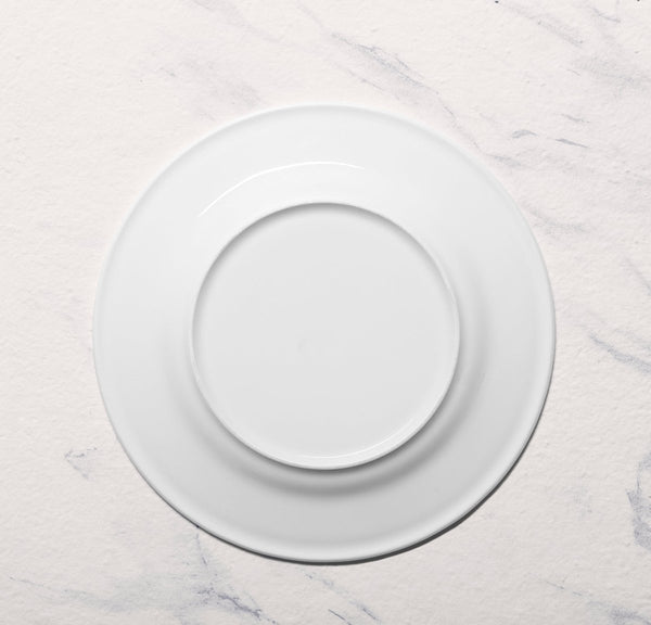 Ariane Prime 10 5/8" White Orba Porcelain Flat Plate - 12/Case (APRARN121011027) - iFoodservice Online